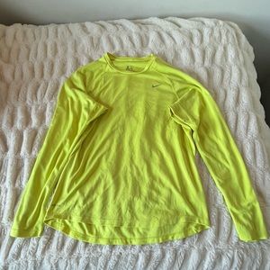 Nike, dry fit, medium long sleeve shirt